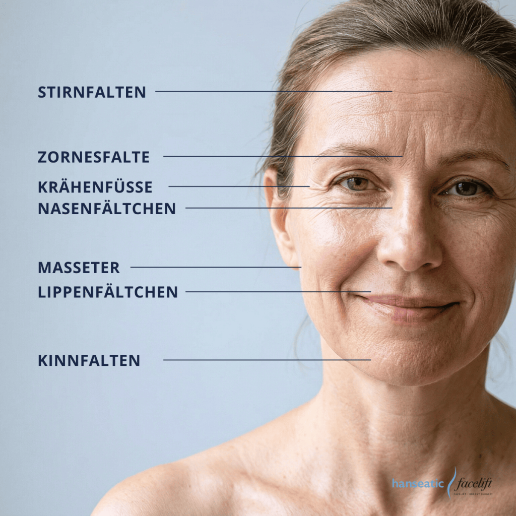 Falten mit Botox in Hamburg behandeln